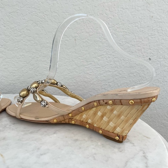 Giuseppe Zanotti Y2K Studded Wedge Sandals Size 41 - Picture 13 of 16